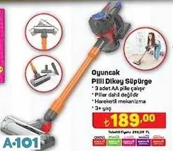 OYUNCAK PİLLİ DİKEY SÜPÜRGE OYUNCAK PİLLİ DİKEY SÜPÜRGE